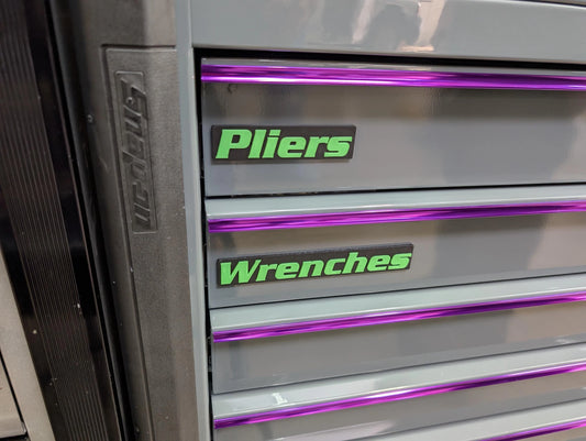 Magnetic Toolbox Labels